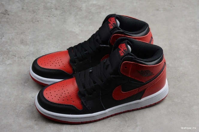 Air 555088  High OG Bred 001 Kids Jordan 1 Banned Black Retro Red 0427